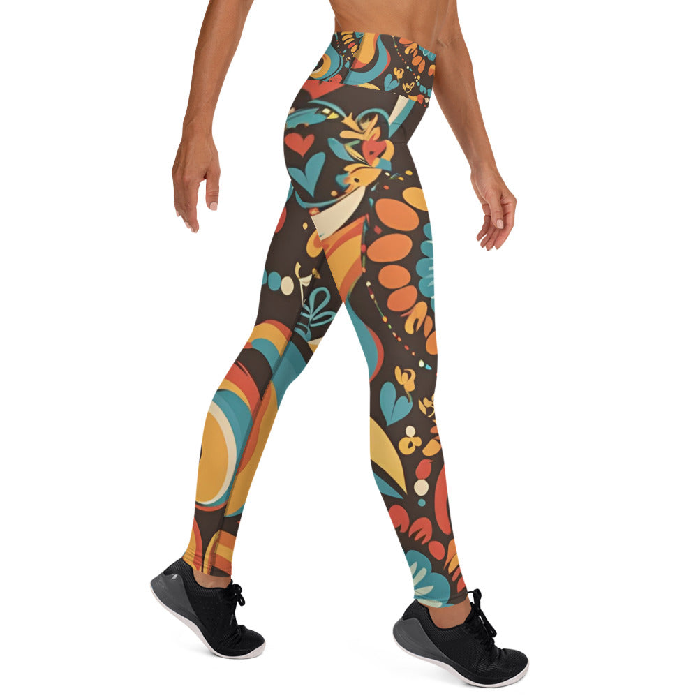 Peace and Love Yoga Leggings