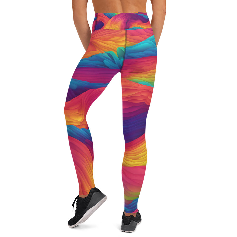 Color Explosion Yoga Leggings