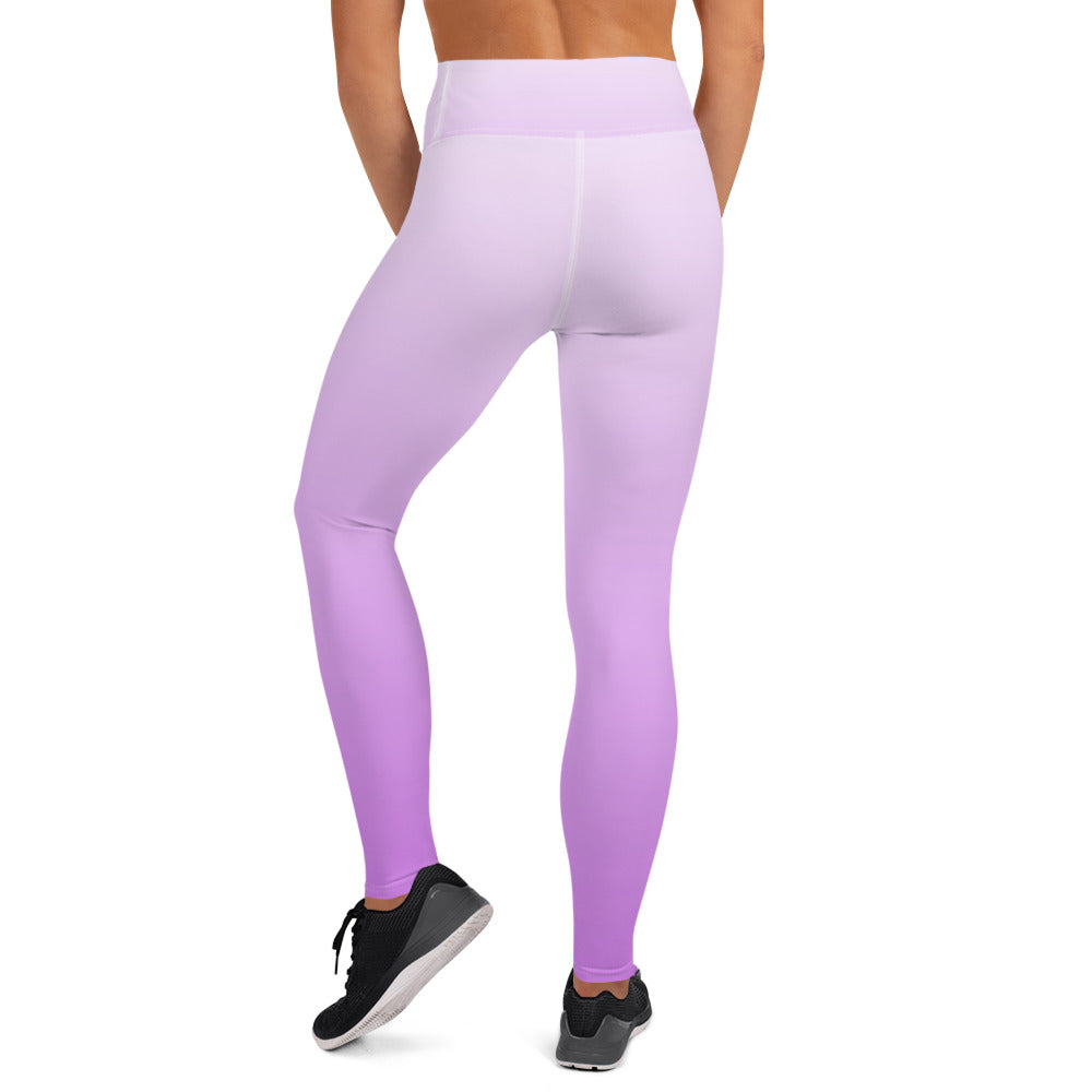 Pink Ombre Yoga Leggings