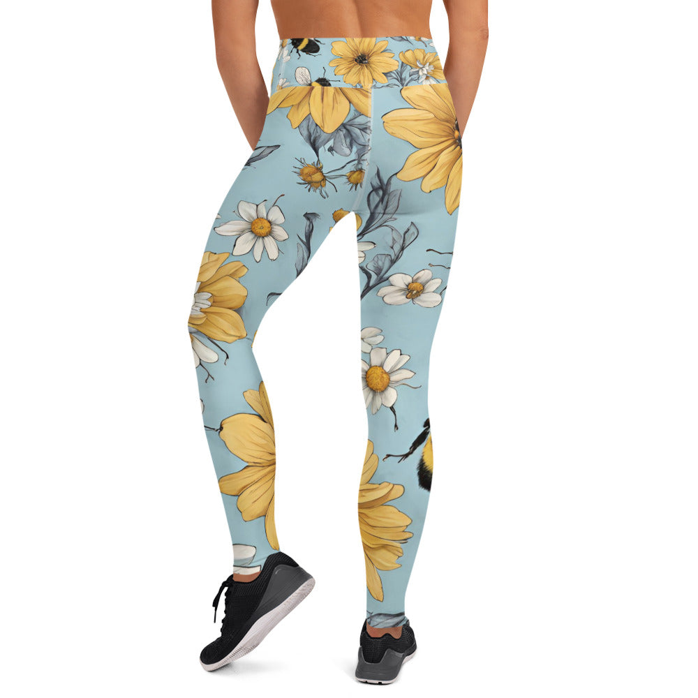 Bumblebee Yoga Leggings