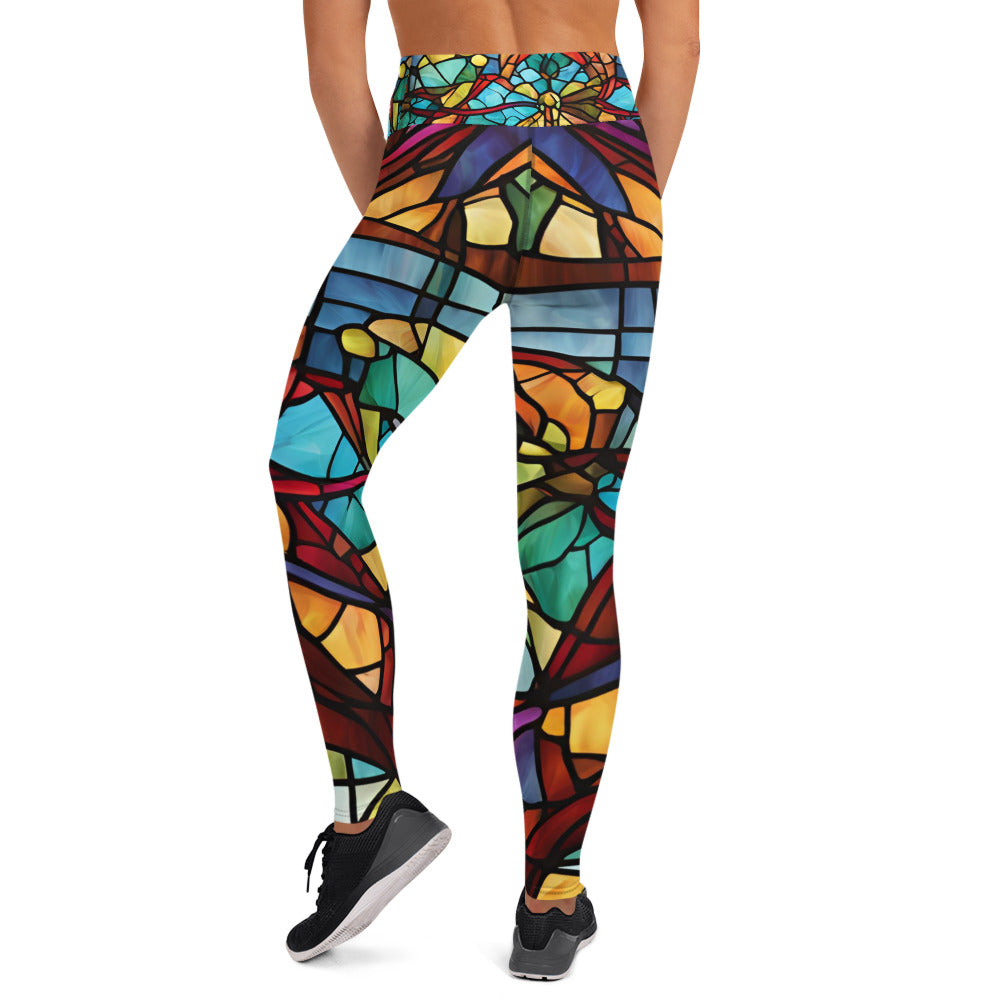 Stained Glass Yoga Leggings