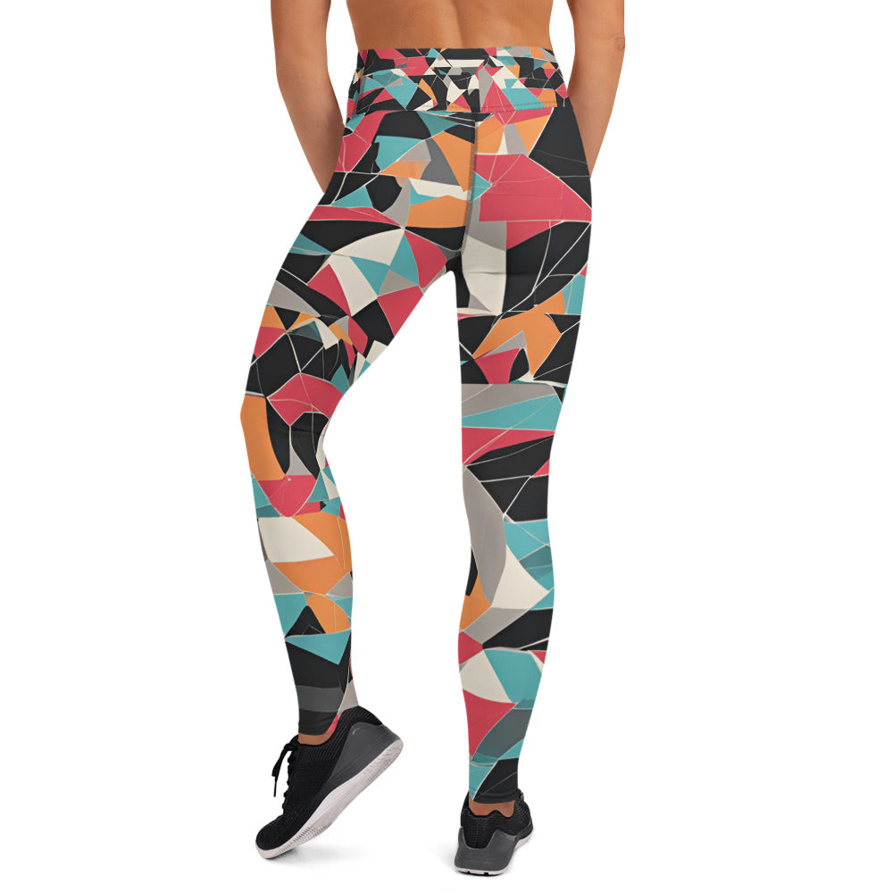 Fractal Pattern Yoga Leggings