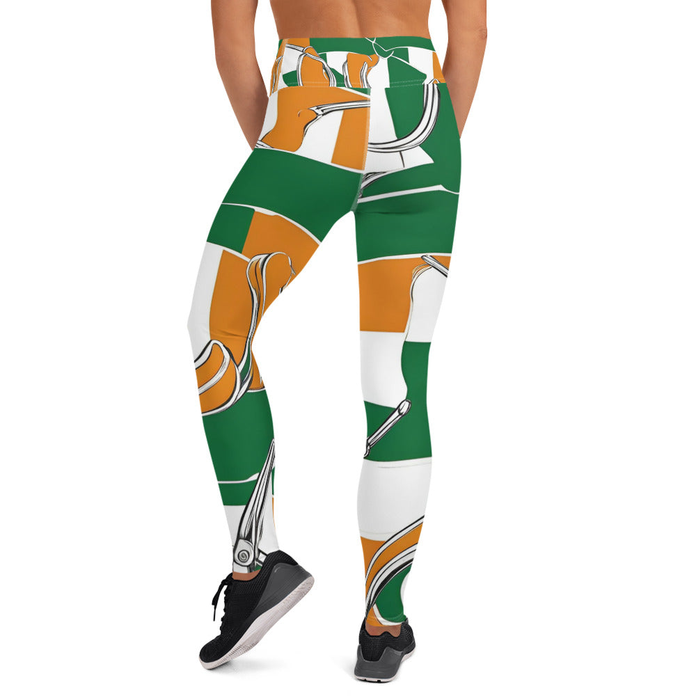 Fighting Irish Yoga Leggings