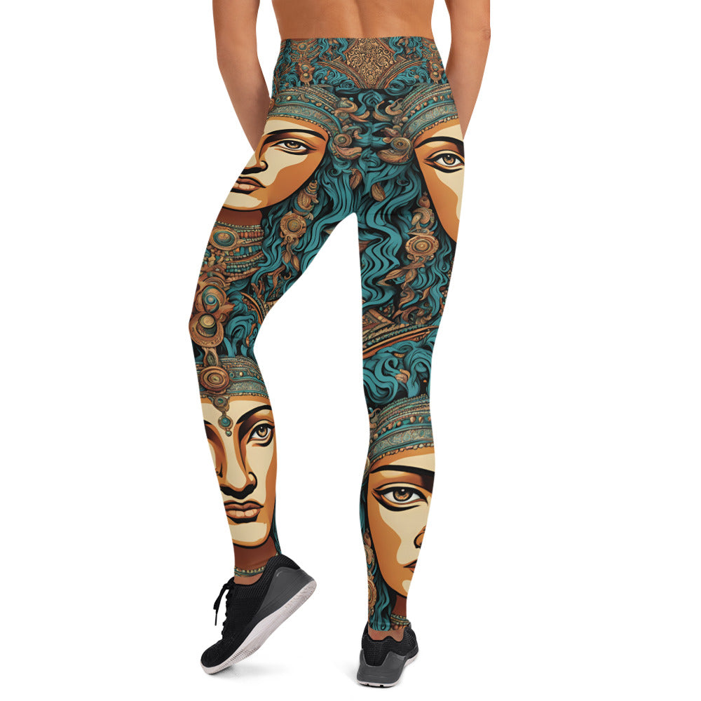 Medusa Head Yoga Leggings