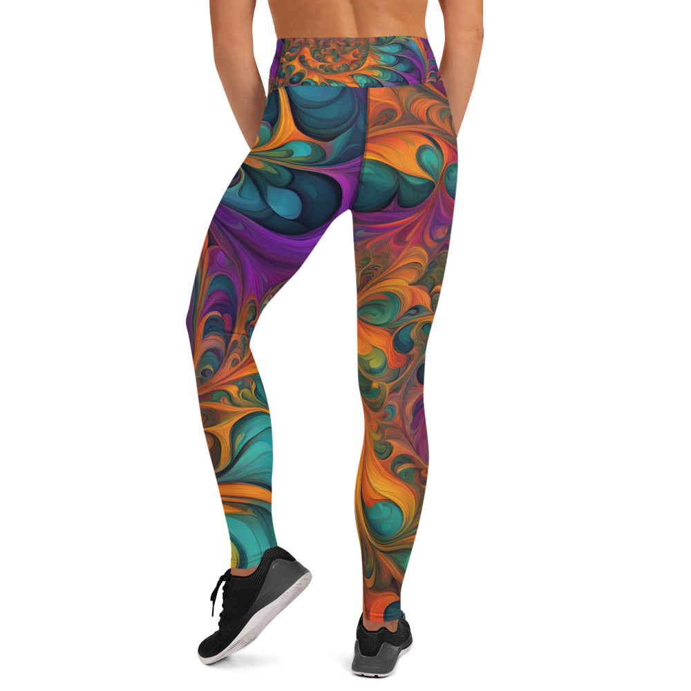 Color Blast Yoga Leggings