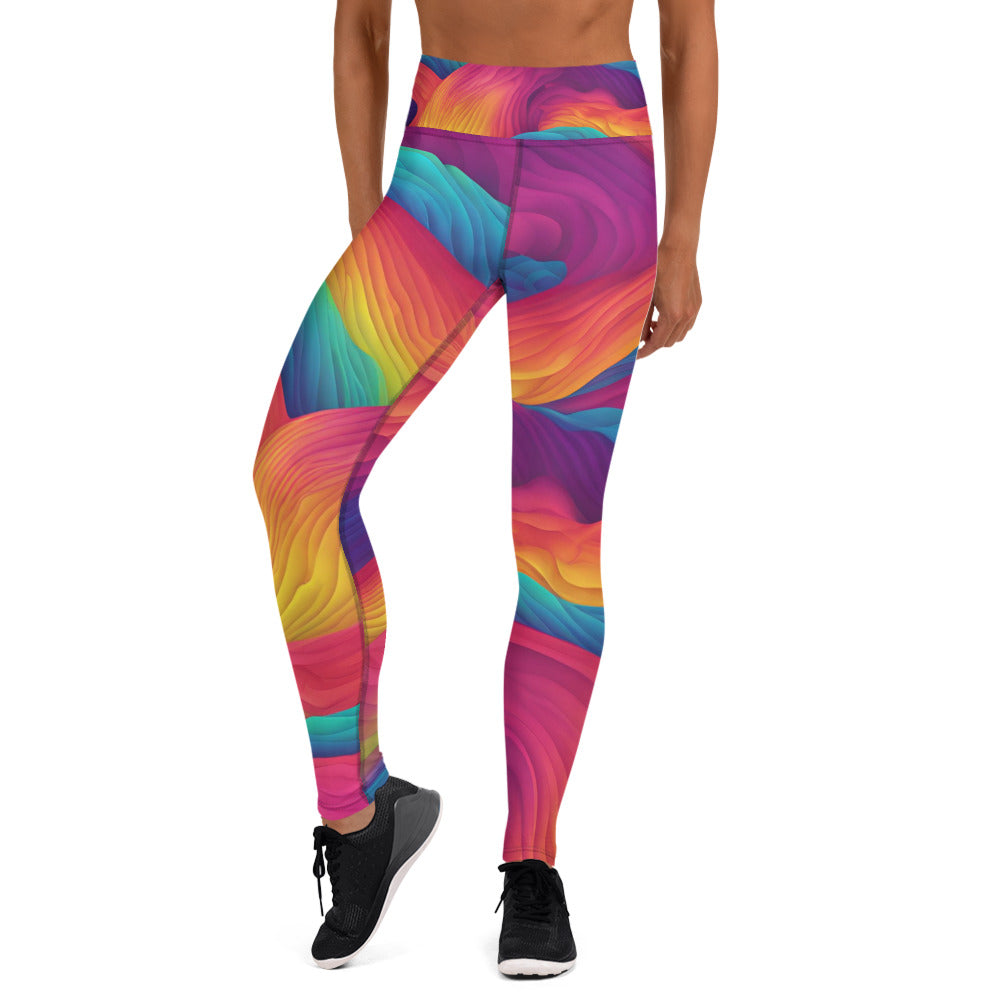 Color Explosion Yoga Leggings