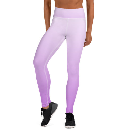 Pink Ombre Yoga Leggings