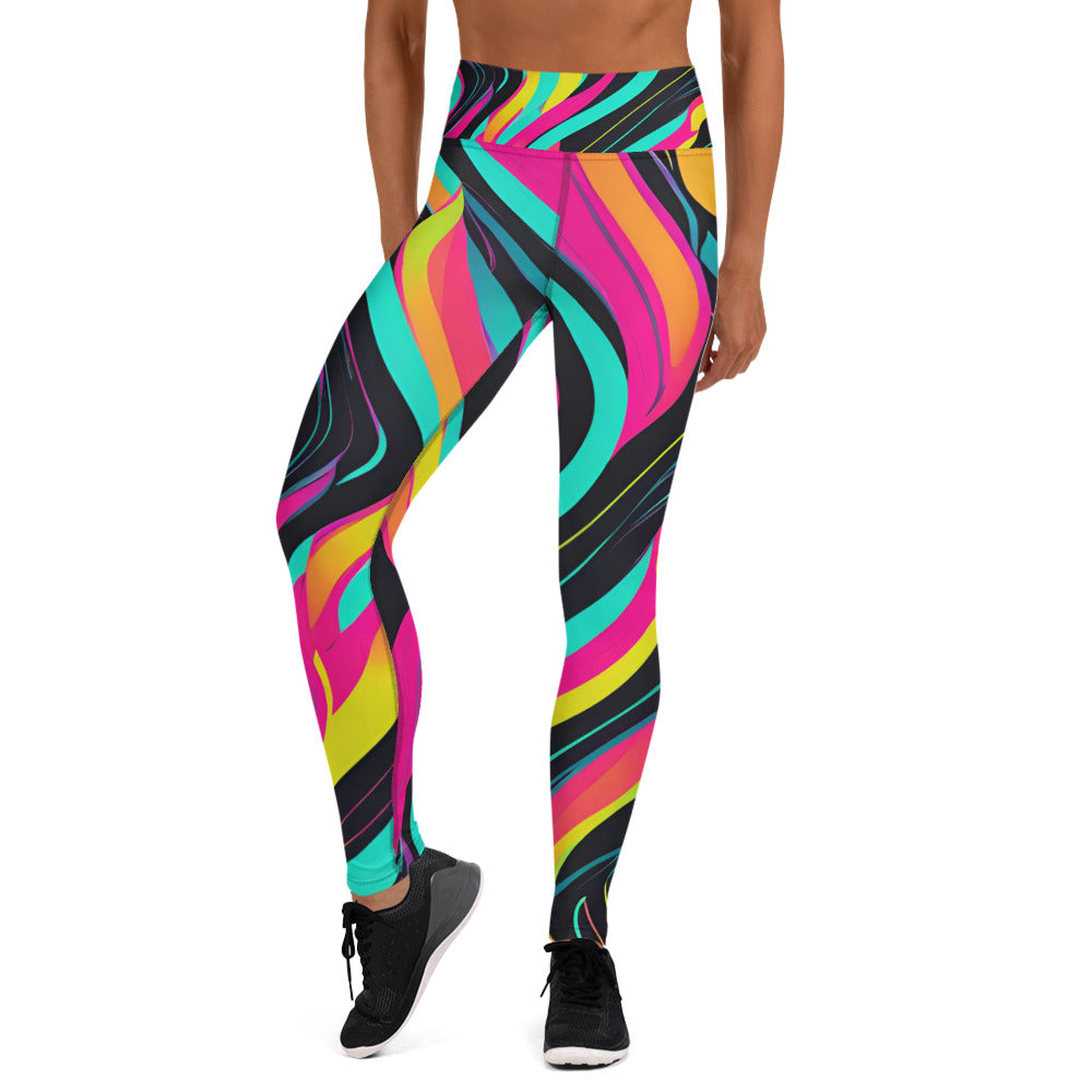 Warm Neon Colored Yoga Leggings