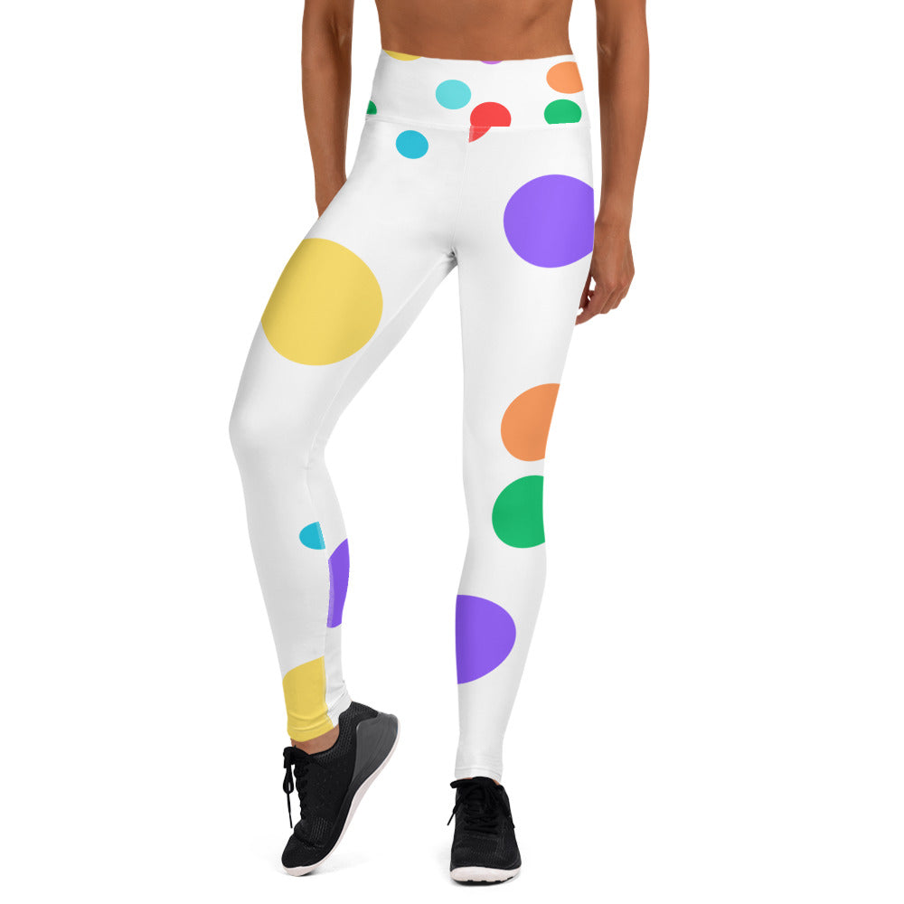 Polka Dot Yoga Leggings