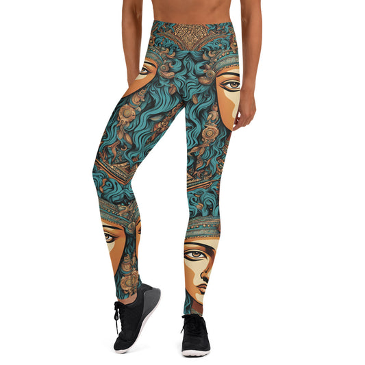 Medusa Head Yoga Leggings