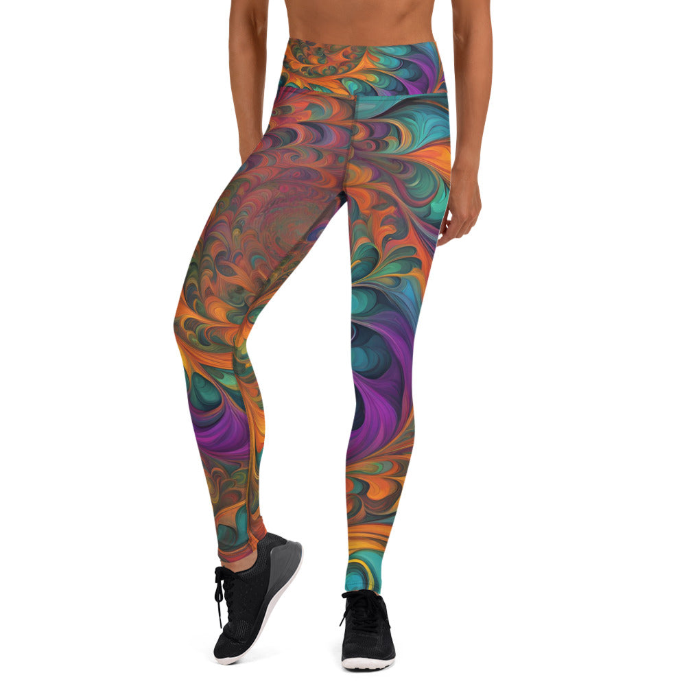 Color Blast Yoga Leggings