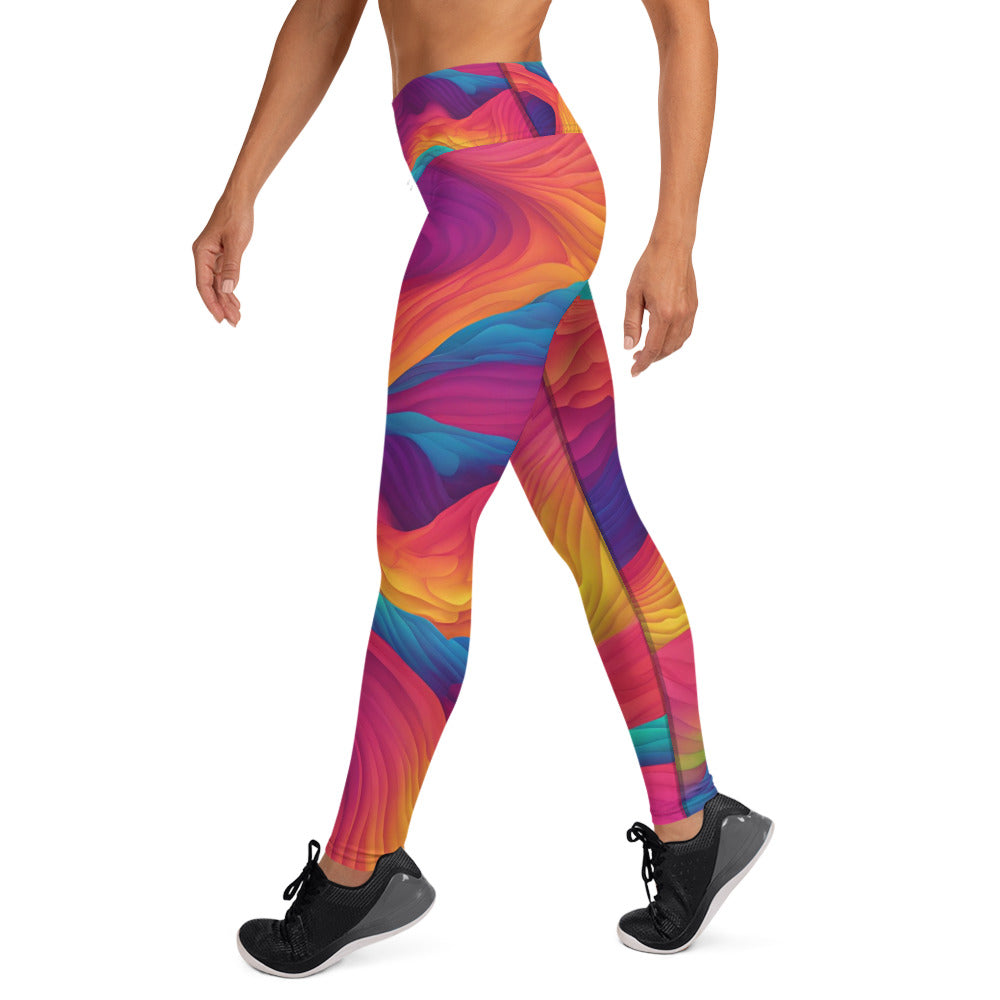 Color Explosion Yoga Leggings