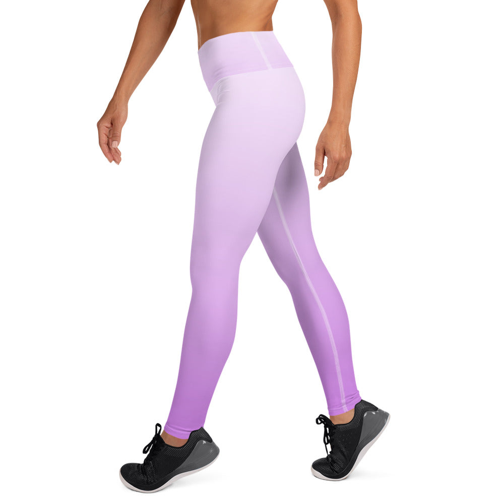 Pink Ombre Yoga Leggings