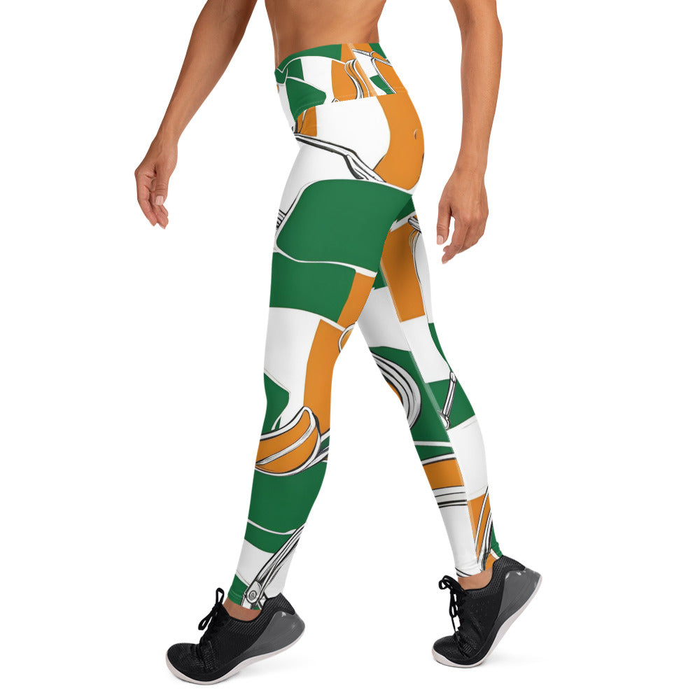 Fighting Irish Yoga Leggings