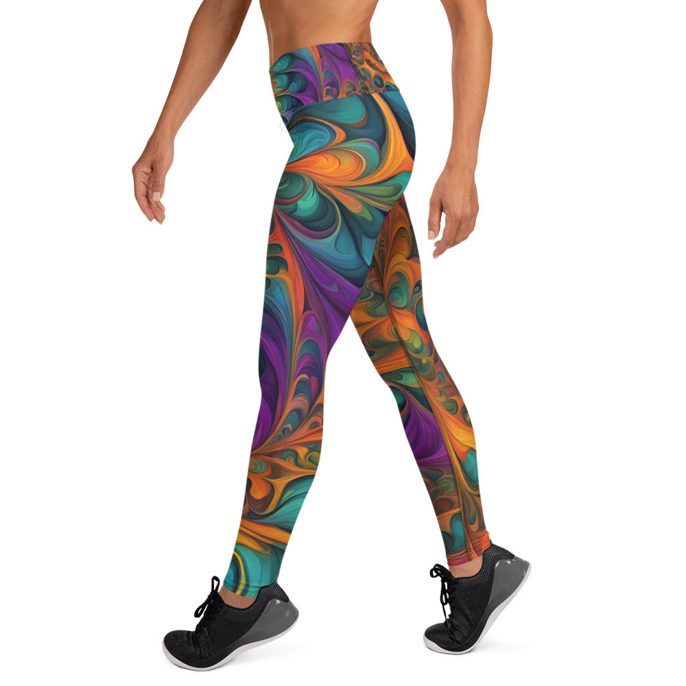 Color Blast Yoga Leggings