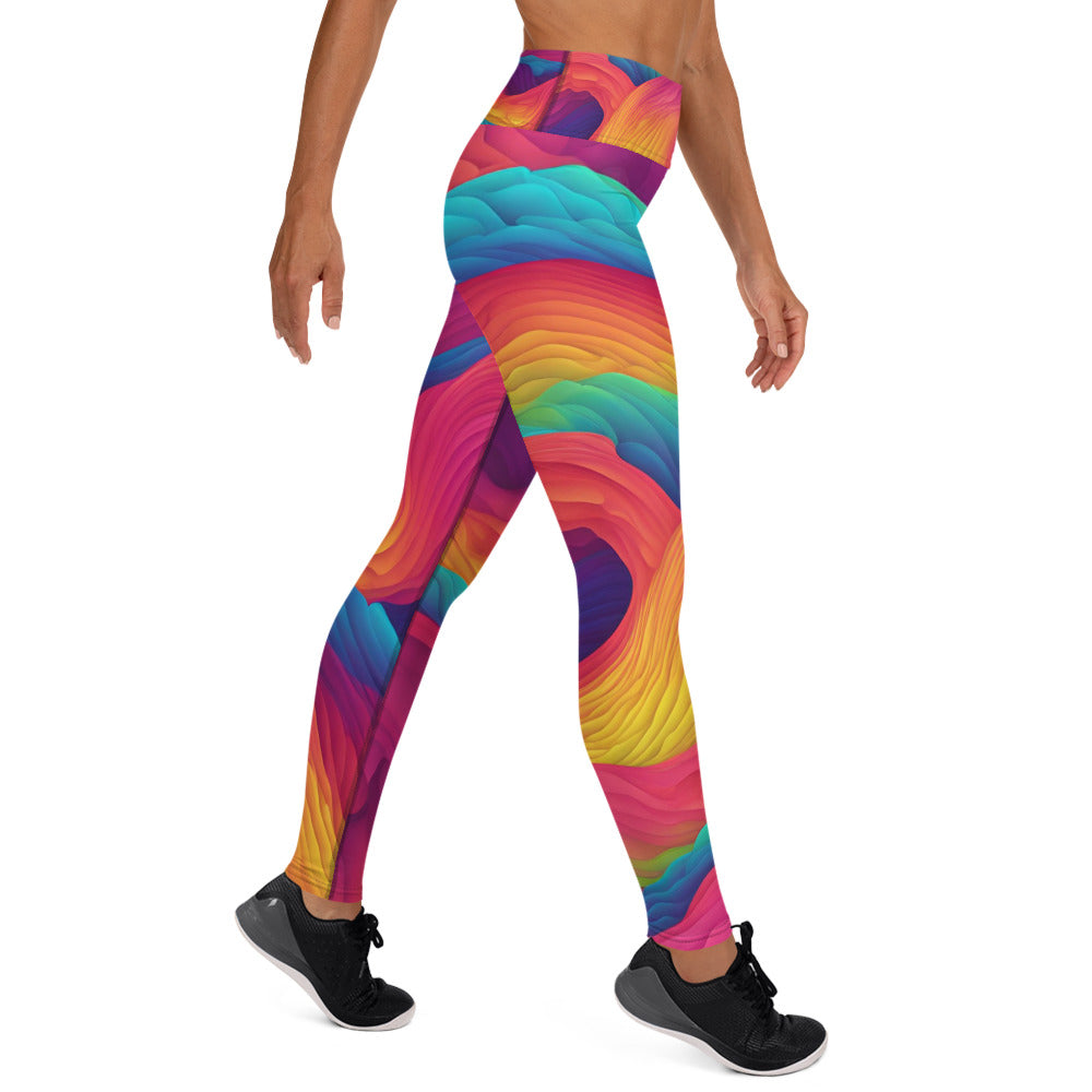 Color Explosion Yoga Leggings