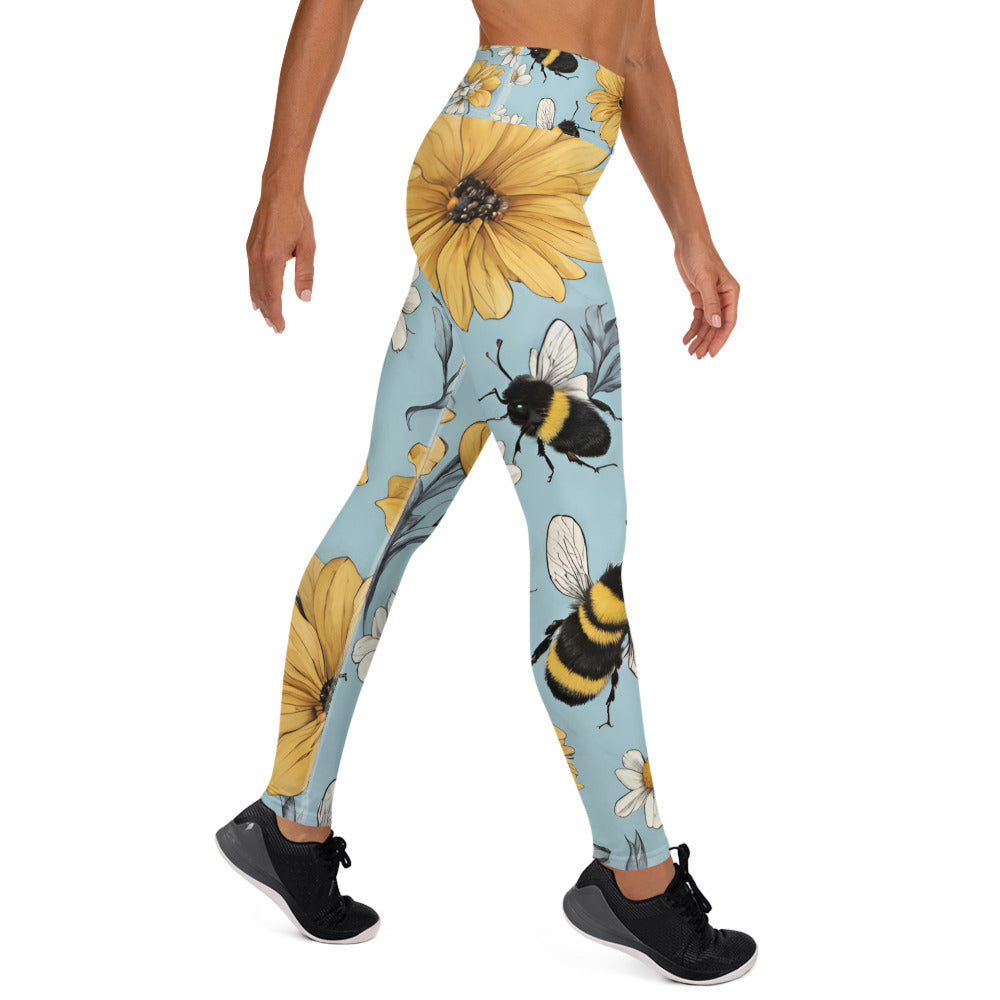 Bumblebee Yoga Leggings