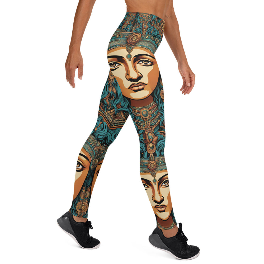 Medusa Head Yoga Leggings