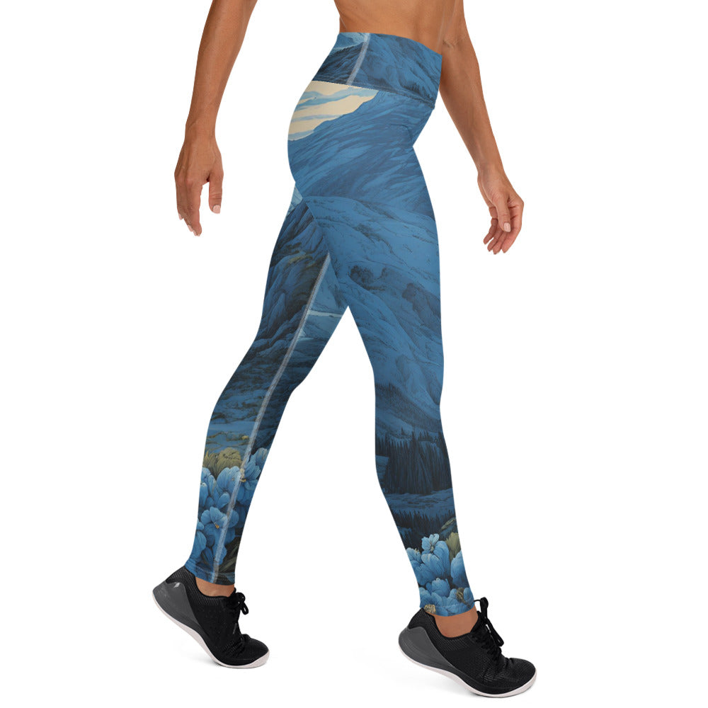 Mountain Scene Yoga Leggings