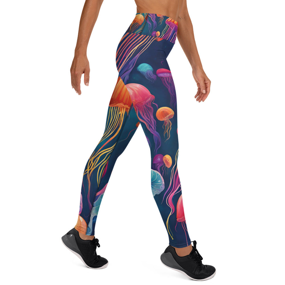 Jellyfish Yoga Leggings